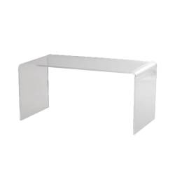 Simple transparent acrylic coffee table bay window small table Nordic bedroom side table light luxury bed desk tatami table Simple transparent acrylic coffee table bay window small table Nordic bedroom side table light luxury bed desk tatami table