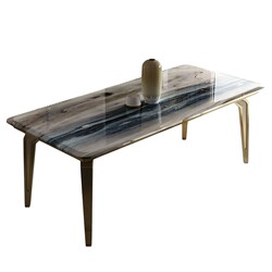 Microcrystalline stone dining table minimalist slate rectangular dining table and chairs Microcrystalline stone dining table minimalist slate rectangular dining table and chairs