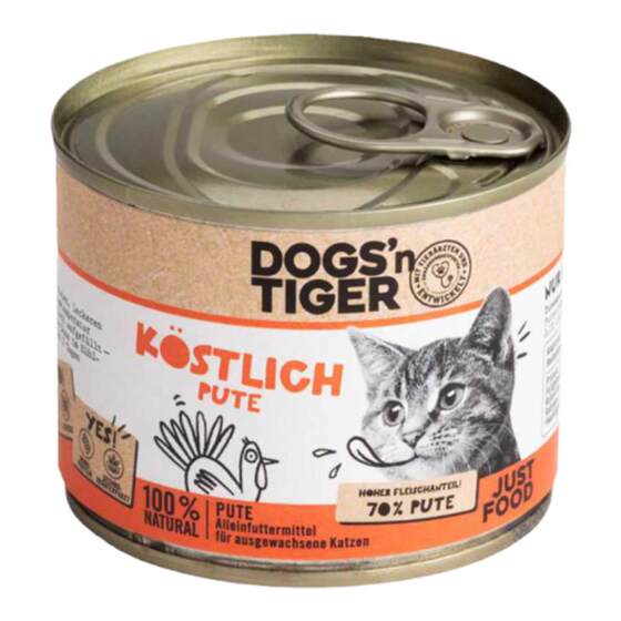German tiger dog Dogs'n Tiger canned cat boneless pure meat cat staple food can kitten adult cat wet food
German tiger dog Dogs'n Tiger canned cat boneless pure meat cat staple food can kitten adult cat wet food