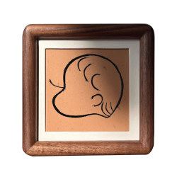 Baby fetal hair photo frame to make fetal hair painting souvenirs Baby fetal hair photo frame to make fetal hair painting souvenirs