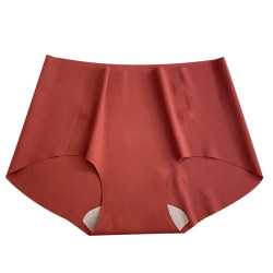 Red one-piece seamless underwear for women in their year of birth Red one-piece seamless underwear for women in their year of birth