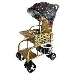 Lightweight rattan baby stroller for summer Lightweight rattan baby stroller for summer