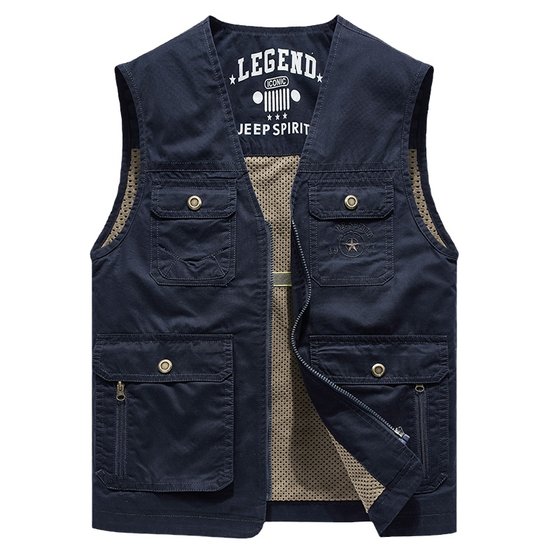 Jeep JEEP workwear vest men's spring multi-pocket pure cotton vest horse clip men's outdoor casual vest jacket
Jeep JEEP workwear vest men's spring multi-pocket pure cotton vest horse clip men's outdoor casual vest jacket