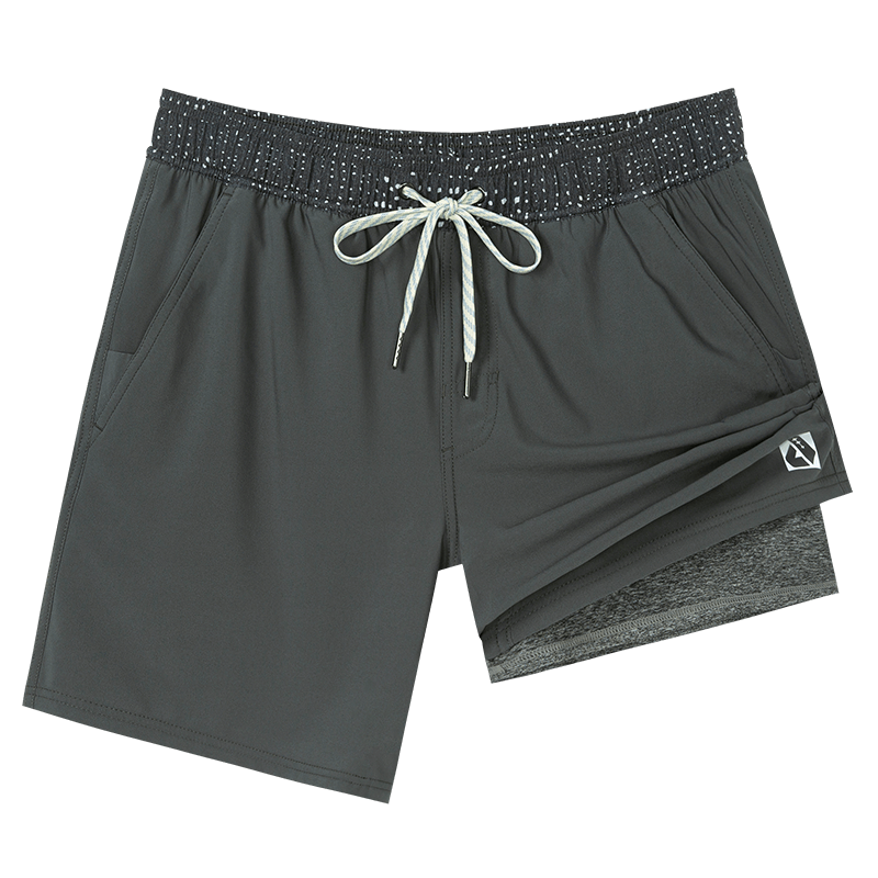 Beach pants men can go to the water swimming trunks Men's hot springs fast dry swimming trunks, loose and lining double -layer sports shorts Beach pants men can go to the water swimming trunks Men's hot springs fast dry swimming trunks, loose and lining double -layer sports shorts