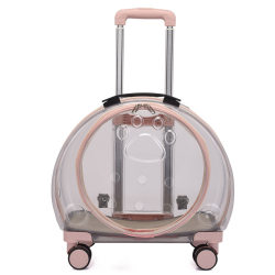 New pet trolley box fully transparent and universal New pet trolley box fully transparent and universal