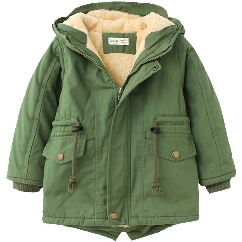 Giacca Parka Bambina Pelliccia Finta Con Cappuccio - Taglie 2-13 Anni, Colorati E Caldi - Foto 3