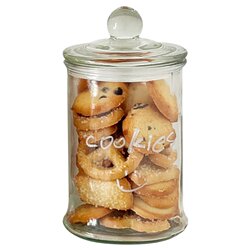 Transparent glass sealed jar storage jar with lid Transparent glass sealed jar storage jar with lid