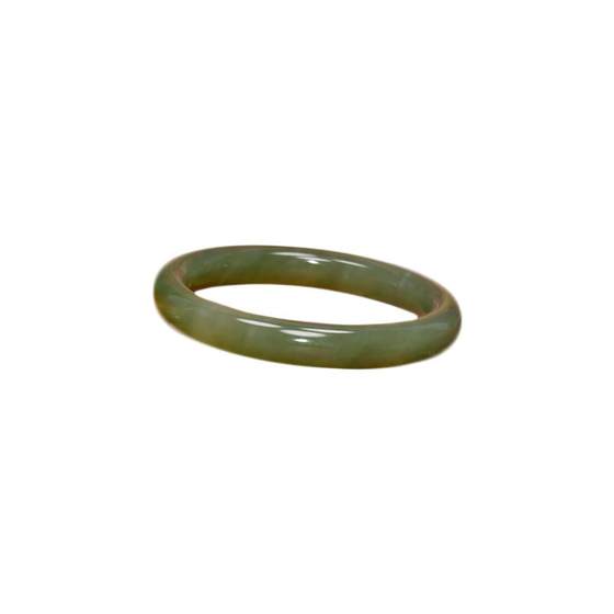 Zirunxuan Xinjiang Hetian Jade Bracelet Ruoqiang Yellow Mouth Green Jade Bracelet 60MM matte thin strip full goddess style
Zirunxuan Xinjiang Hetian Jade Bracelet Ruoqiang Yellow Mouth Green Jade Bracelet 60MM matte thin strip full goddess style