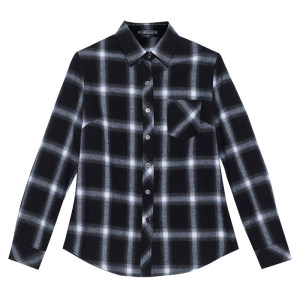 All-cotton green black and red black and white plaid shirt women's long-sleeved new loose cotton spring and autumn women's top shirt 
All-cotton green black and red black and white plaid shirt women's long-sleeved new loose cotton spring and autumn women's top shirt