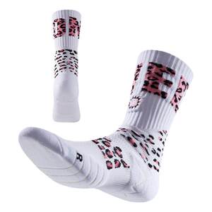Weidong PRO Leopard Pattern Practical Professional Basketball Socks Towel Bottom High Barrel Sports Elite Men's Middle Barrel High Gang Long Barrel V Weidong PRO Leopard Pattern Practical Professional Basketball Socks Towel Bottom High Barrel Sports Elite Men's Middle Barrel High Gang Long Barrel V