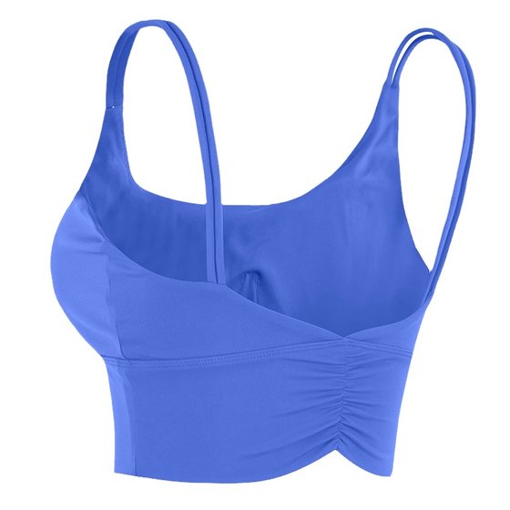 Bot -back all -in -one professional sports underwear female shock prevention gathered yoga running fitness vest training breasts Bot -back all -in -one professional sports underwear female shock prevention gathered yoga running fitness vest training breasts