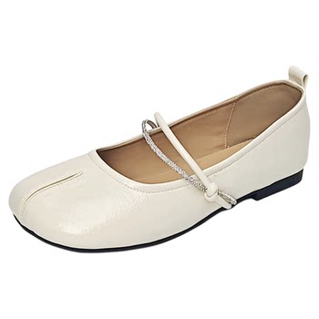 Da Yaya large size women's shoes flat sole soft style one-step pedal 
Da Yaya large size women's shoes flat sole soft style one-step pedal