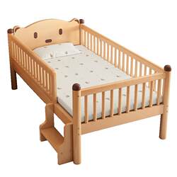 All beech children's spliced bed delivered to your home by SF Express All beech children's spliced bed delivered to your home by SF Express