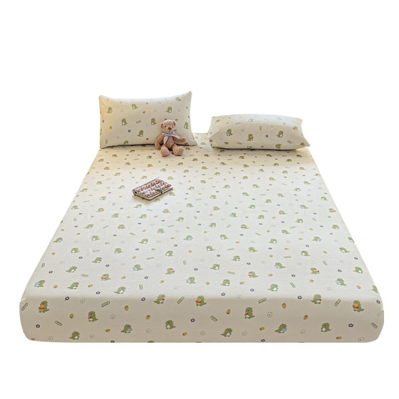 Class a double-layer gauze bed sheet cover single piece 2025 new non-cotton pure cotton bed sheet cover mattress dustproof protective cover 3 
Class a double-layer gauze bed sheet cover single piece 2025 new non-cotton pure cotton bed sheet cover mattress dustproof protective cover 3