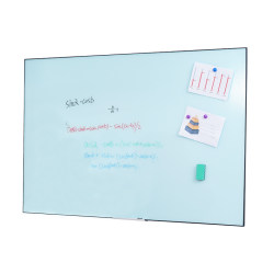 Matte magnetic glass whiteboard can be projected and written for both purposes Matte magnetic glass whiteboard can be projected and written for both purposes