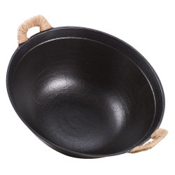 Aiyuefan cast iron 40 thickened and deepened iron pot Aiyuefan cast iron 40 thickened and deepened iron pot