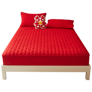 Class A festive wedding red bed cover 2025 new cotton single-piece bed cover Simmons mattress protective cover cover 
Class A festive wedding red bed cover 2025 new cotton single-piece bed cover Simmons mattress protective cover cover