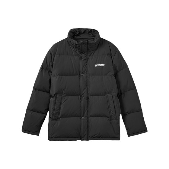 Skechers men's down jacket 2025 spring and summer stand collar duck down thin couple short jacket for women L424M198 Skechers men's down jacket 2025 spring and summer stand collar duck down thin couple short jacket for women L424M198