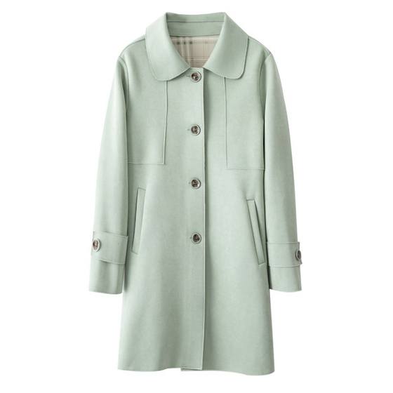 Female jacket 2023 Autumn new Korean version of the mid -length versatile doll collar little short student wind clothes spring Female jacket 2023 Autumn new Korean version of the mid -length versatile doll collar little short student wind clothes spring