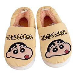 Thin strips of cute crayon Shin-chan children's cotton slippers Thin strips of cute crayon Shin-chan children's cotton slippers