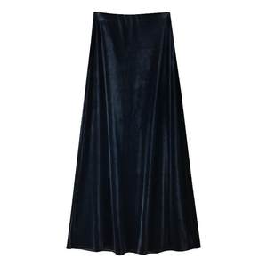 2025 autumn new imported gold velvet long skirt original versatile women's skirt A-line skirt elastic waist skirt 
2025 autumn new imported gold velvet long skirt original versatile women's skirt A-line skirt elastic waist skirt
