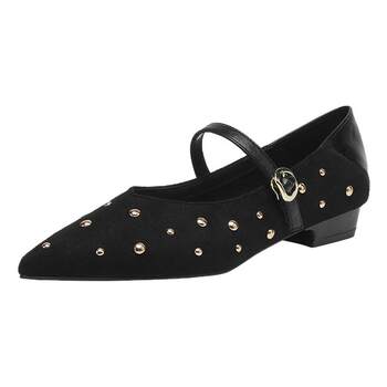 Daphne pointed French Mary Jane flat shoes for women 
Daphne pointed French Mary Jane flat shoes for women