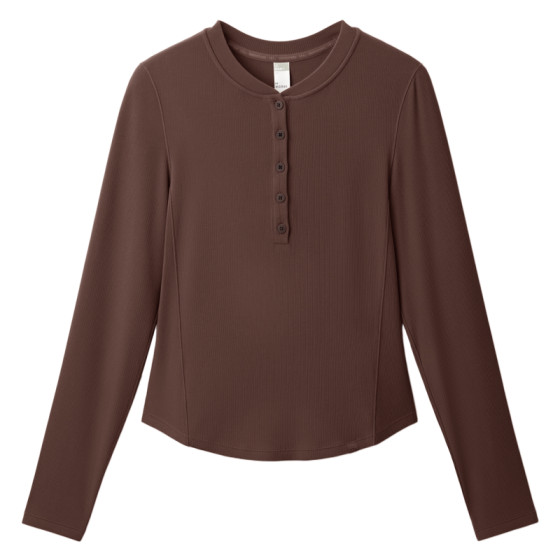 Henry shirt under banana women's long-sleeved T-shirt v-neck autumn and winter slim warm low-neck base shirt half-open collar white top 
Henry shirt under banana women's long-sleeved T-shirt v-neck autumn and winter slim warm low-neck base shirt half-open collar white top