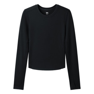 Slim long-sleeved T-shirt under banana women's autumn top white muscle bottom new sports round neck breathable inner bottom shirt 
Slim long-sleeved T-shirt under banana women's autumn top white muscle bottom new sports round neck breathable inner bottom shirt