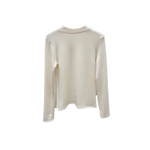 Yuanxi's autumn new small high collar body, thin long -sleeved bottom shirt cashmere cotton cotton high elastic top T -shirt female Yuanxi's autumn new small high collar body, thin long -sleeved bottom shirt cashmere cotton cotton high elastic top T -shirt female