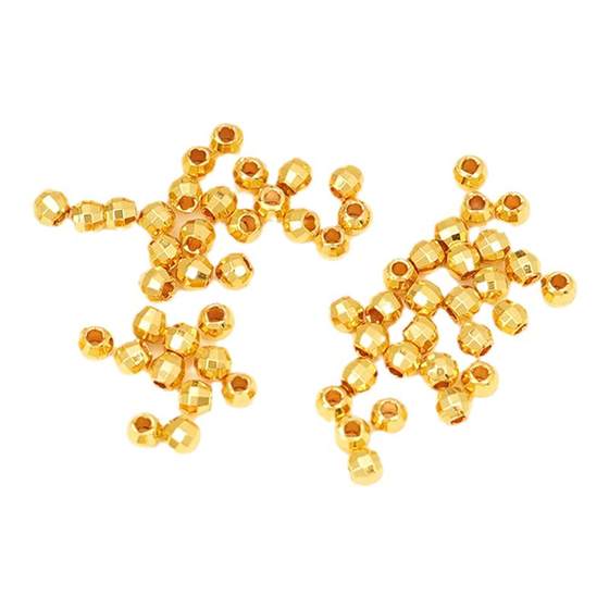 18K gold color-protecting laser beads handmade DIY jewelry accessories materials bracelet necklace dance beads separated beads
18K gold color-protecting laser beads handmade DIY jewelry accessories materials bracelet necklace dance beads separated beads