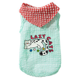 Pet travel cute plaid bubble bow tie suspender vest small and medium-sized kitten blue cat ragdoll anti-hair clothing Pet travel cute plaid bubble bow tie suspender vest small and medium-sized kitten blue cat ragdoll anti-hair clothing