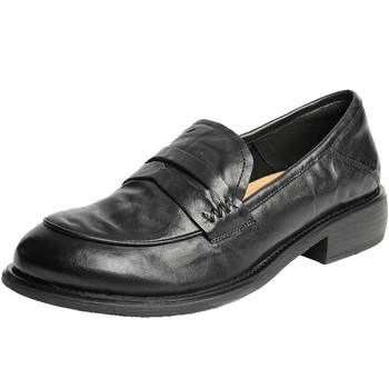 Belle retro pleated loafers women's 25 new flat-soled deep-mouth single shoes black small leather shoes B2693CA5 
Belle retro pleated loafers women's 25 new flat-soled deep-mouth single shoes black small leather shoes B2693CA5