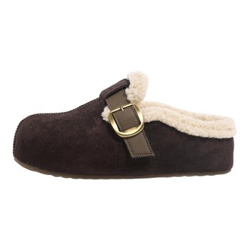 F21 velvet thick-soled all-inclusive Birkenstock shoes for women 2025 F21 velvet thick-soled all-inclusive Birkenstock shoes for women 2025