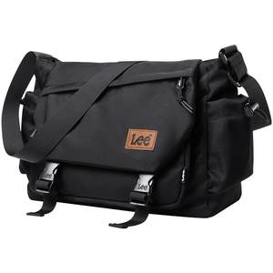 Lee bag women's crossbody bag 2025 new large capacity shoulder bag men's black lightweight commuter postage bag casual
 Lee bag women's crossbody bag 2025 new large capacity shoulder bag men's black lightweight commuter postage bag casual