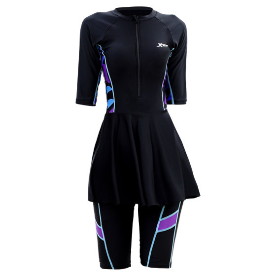 Xtep swimsuit ladies 2025 new conservative slim and slightly fat girl with a meat cover swimming pool special set Xtep swimsuit ladies 2025 new conservative slim and slightly fat girl with a meat cover swimming pool special set