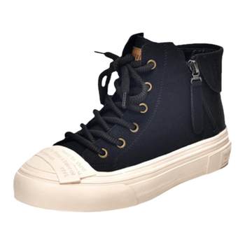 Da Yaya flat casual high-top shoes large-size women's shoes Da Yaya flat casual high-top shoes large-size women's shoes