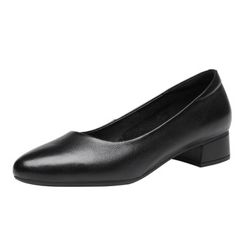 Women's shoes, red dragonfly head layer cowhide single shoes casual soft bottom Women's shoes, red dragonfly head layer cowhide single shoes casual soft bottom