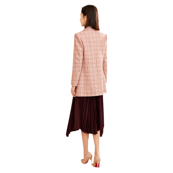 Giovanni 2025 autumn new product mid-length striped plaid small fragrance style suit jacket temperament high-end ET3B610
Giovanni 2025 autumn new product mid-length striped plaid small fragrance style suit jacket temperament high-end ET3B610