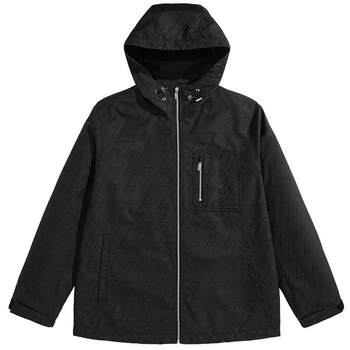 Peacebird men's hooded casual three-dimensional jacquard jacket Peacebird men's hooded casual three-dimensional jacquard jacket