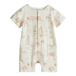 HM children's clothing baby boy and girl jumpsuit 2025 autumn thin baby new printed jumpsuit 1270916 HM children's clothing baby boy and girl jumpsuit 2025 autumn thin baby new printed jumpsuit 1270916