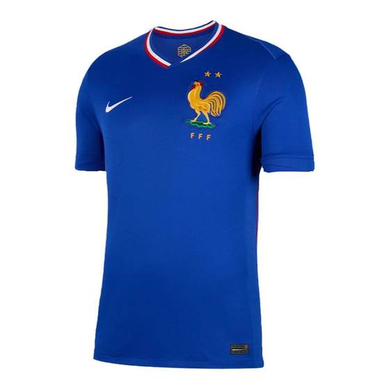 Zaji Sports Nike France 2024 European Cup Home Fans Short-sleeved Men's Football Jackets FJ1259-452 Zaji Sports Nike France 2024 European Cup Home Fans Short-sleeved Men's Football Jackets FJ1259-452