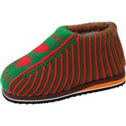 Warm retro home woolen cotton shoes with heel and non-slip Warm retro home woolen cotton shoes with heel and non-slip