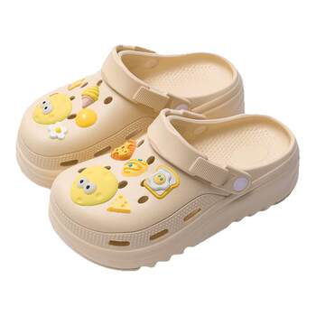 EVA pregnant women's hole shoes DIY cheese cake
 EVA pregnant women's hole shoes DIY cheese cake