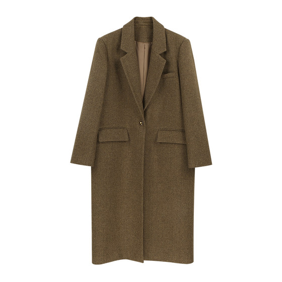 Summer Home Notting Hill Autumn Wool Herringbone Medium-length Woolen Jacket Women's Autumn and Winter Woolen Coat Thick
Summer Home Notting Hill Autumn Wool Herringbone Medium-length Woolen Jacket Women's Autumn and Winter Woolen Coat Thick