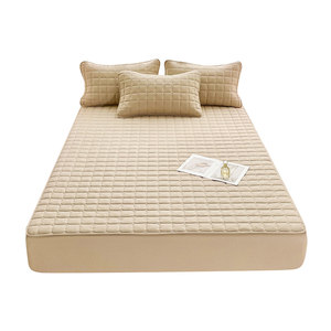 Class A original cotton bed cover single piece thickened anti-slip sheet Simmons mattress protective cover full enclosure three-piece set 
Class A original cotton bed cover single piece thickened anti-slip sheet Simmons mattress protective cover full enclosure three-piece set