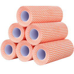 10 rolls of non-woven lazy rags for wet and dry use 10 rolls of non-woven lazy rags for wet and dry use