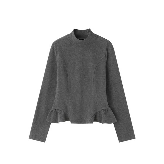 XWI Xinwei temperament half turtleneck velvet T-shirt bottoming shirt for women 2025 autumn black slimming inner top 
XWI Xinwei temperament half turtleneck velvet T-shirt bottoming shirt for women 2025 autumn black slimming inner top