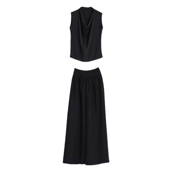 Apozi Collection New Chinese -style Drutching top Casual wide -leg pants country style set
Apozi Collection New Chinese -style Drutching top Casual wide -leg pants country style set