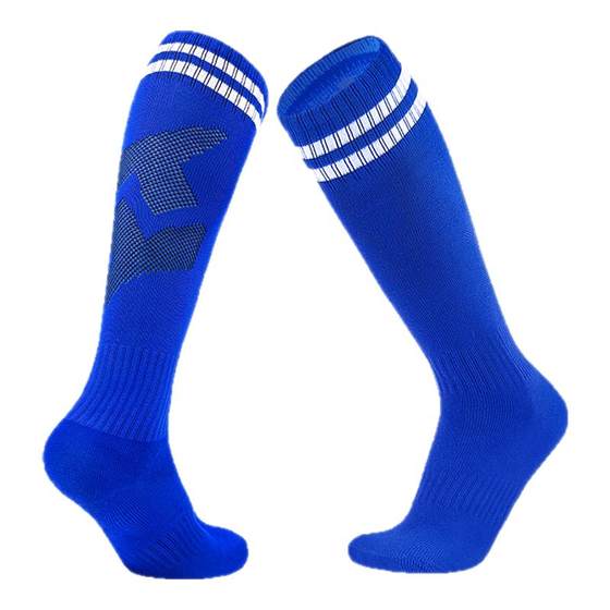 Towel bottom football socks long tube hygroscopic anti -slip sports ball socks striped knee -knee children's football socks manufacturers customized Towel bottom football socks long tube hygroscopic anti -slip sports ball socks striped knee -knee children's football socks manufacturers customized