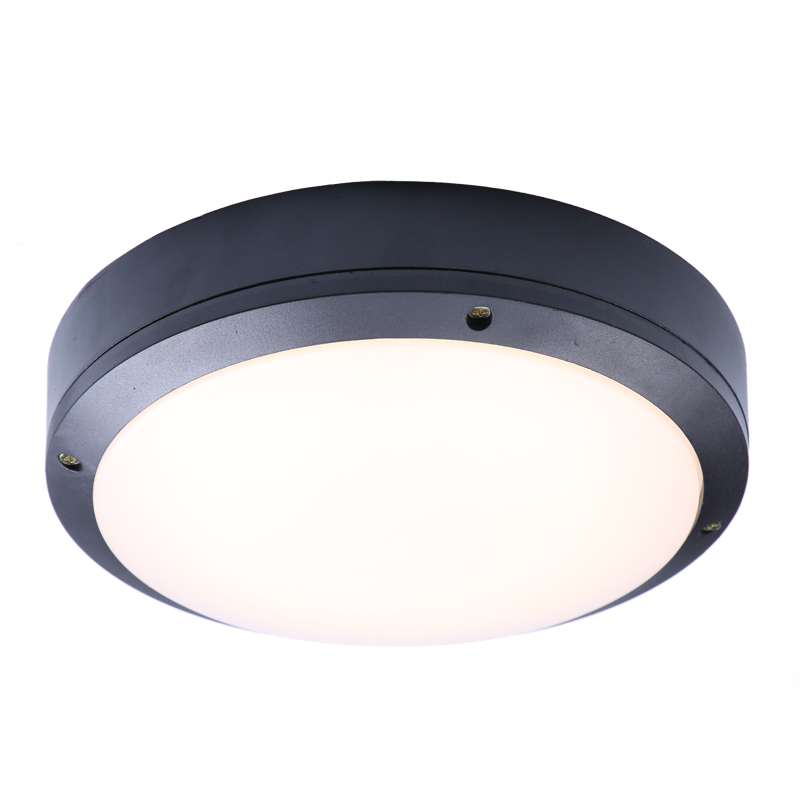 フラワー 275mm 丸型 LED 屋外シーリングライト - 防水 & 昆虫防止